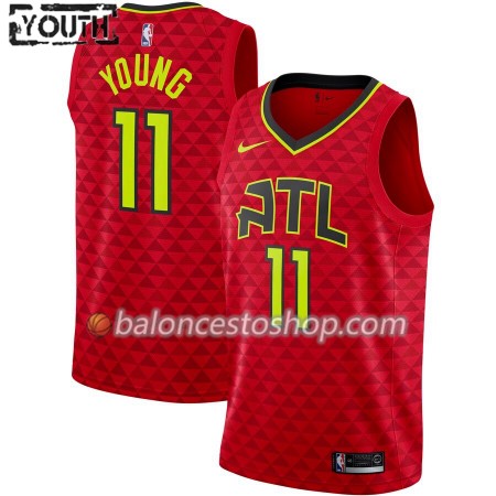 Camiseta Niños NBA Atlanta Hawks Trae Young 11 2019-20 Nike Statement Edition Swingman